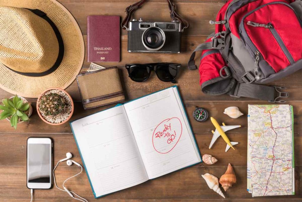 Travel plan, trip vacation accessories for trip